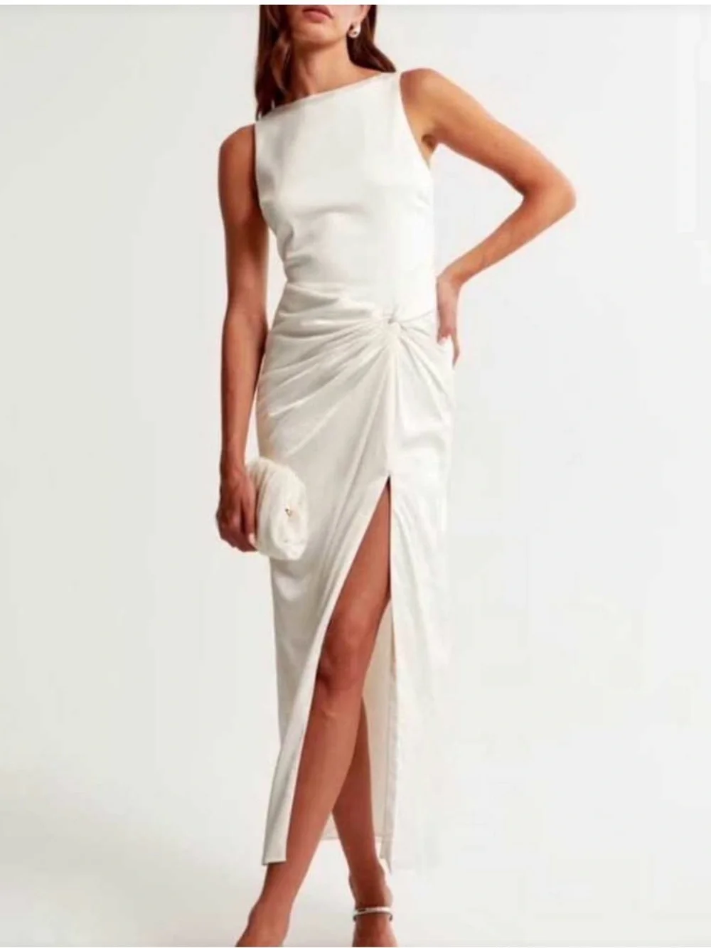 Abercrombie and Fitch Draped Skirt Maxi Dress NWT Size Small